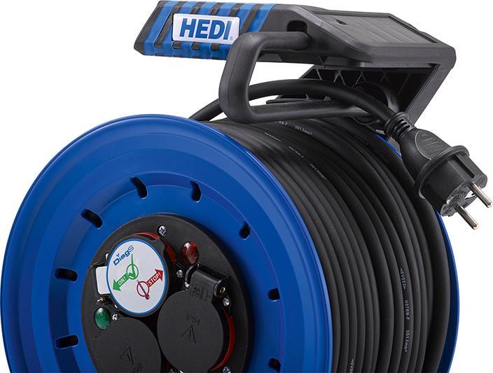 Produktbild Magni Vollkunststoff- Kabeltrommel 30m Stecker-Typ E H07RN-F 3G2,5 (30 m)