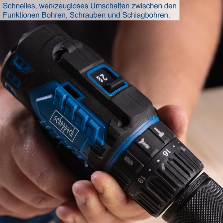 Produktbild Scheppach Akku-Schlagbohrschrauber BC-CD60-X (DIY)