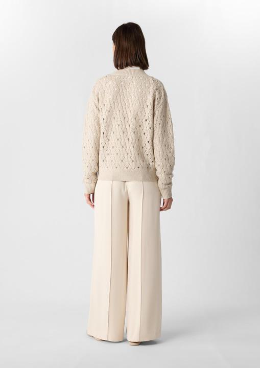 Produktbild Comma Strickjacke Locker gestrickte Jacke mit dezenten Pailletten (42)