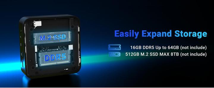 Immagine prodotto Minix NGC NR660 LP (512 GB, 16 GB, AMD Ryzen 5 6600H, Radeon 660M)