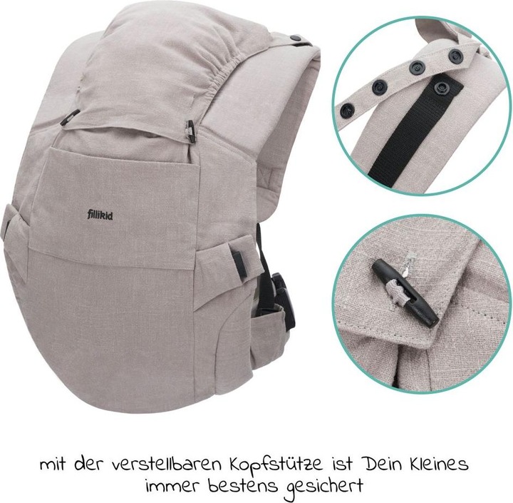 Produktbild Fillikid Babytragen & Tragetücher Babytrage Natural ab 3,5 -20 kg