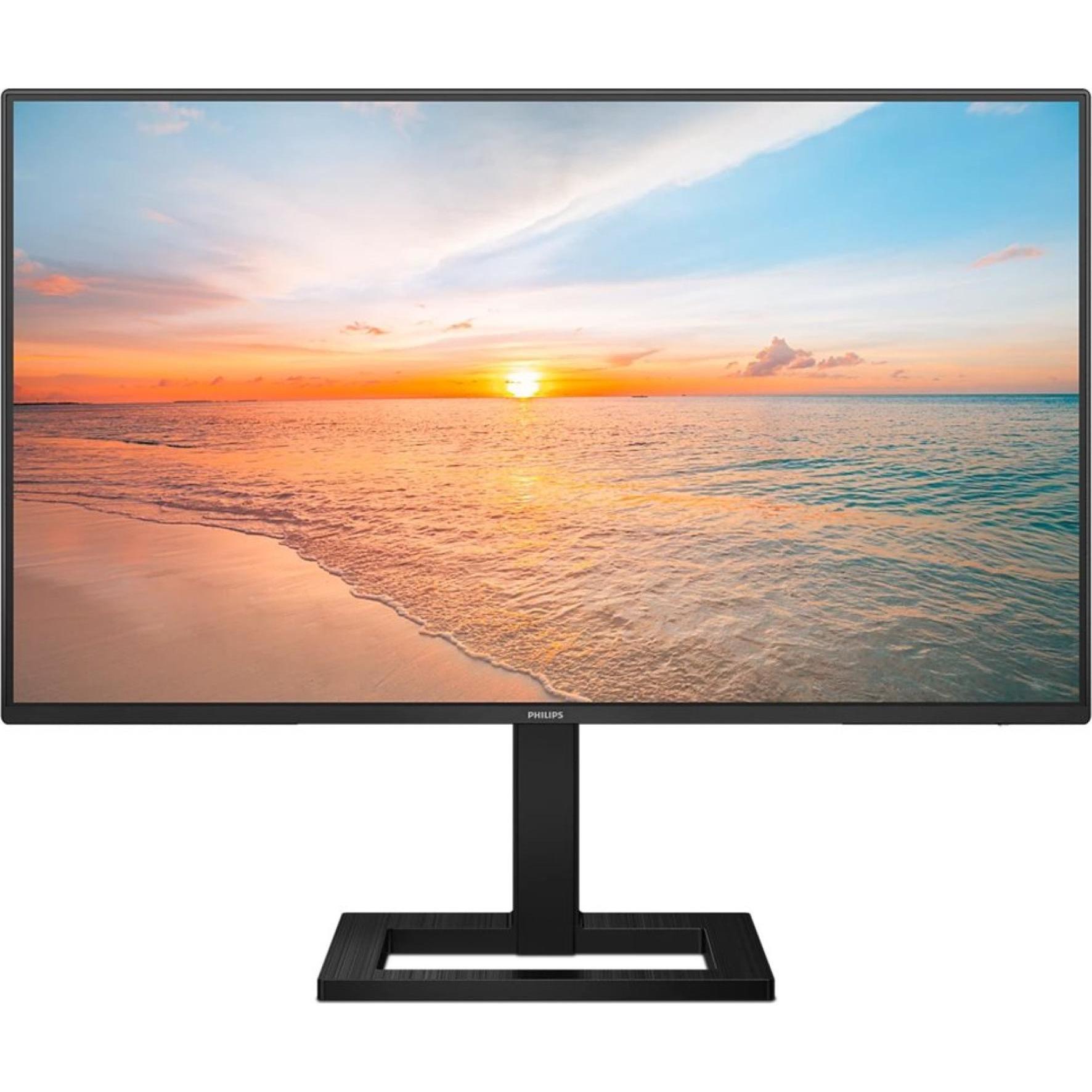 Philips 24E1N1300AE (1920 x 1080 Pixels, 23.80"), Monitor, Zwart