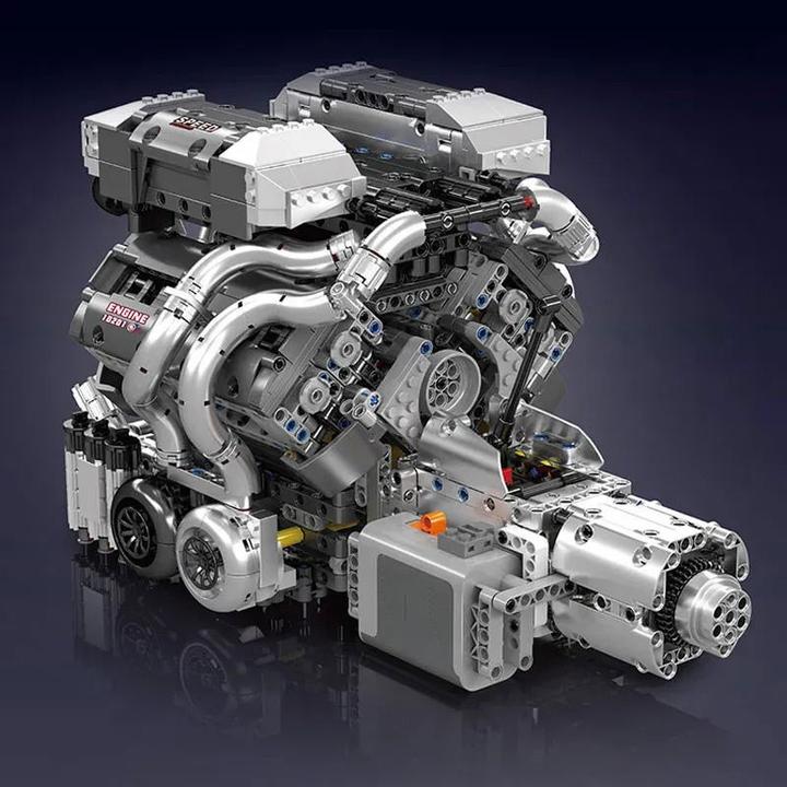 Actual product image Mould King Bug W16 Engine Motor