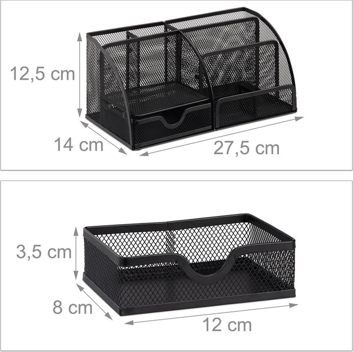 Image du produit Relaxdays Organiseur de bureau 6 compartiments
