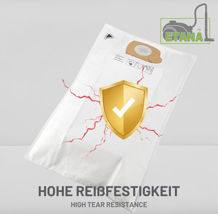 Produktbild Etana I 20 Staubsaugerbeutel ähnlich KFI 357, passend für Kärcher WD2Plus I Staubbeutel (20x)
