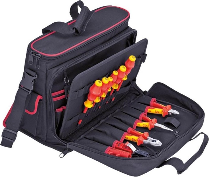 Productafbeelding Knipex 00 21 10 V01 VDE Notitieboek en gereedschapstas (11 onderdelen)