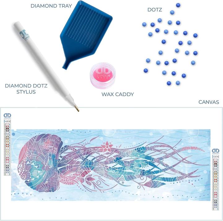 Produktbild Diamond Dotz Diamond Painting Qualle