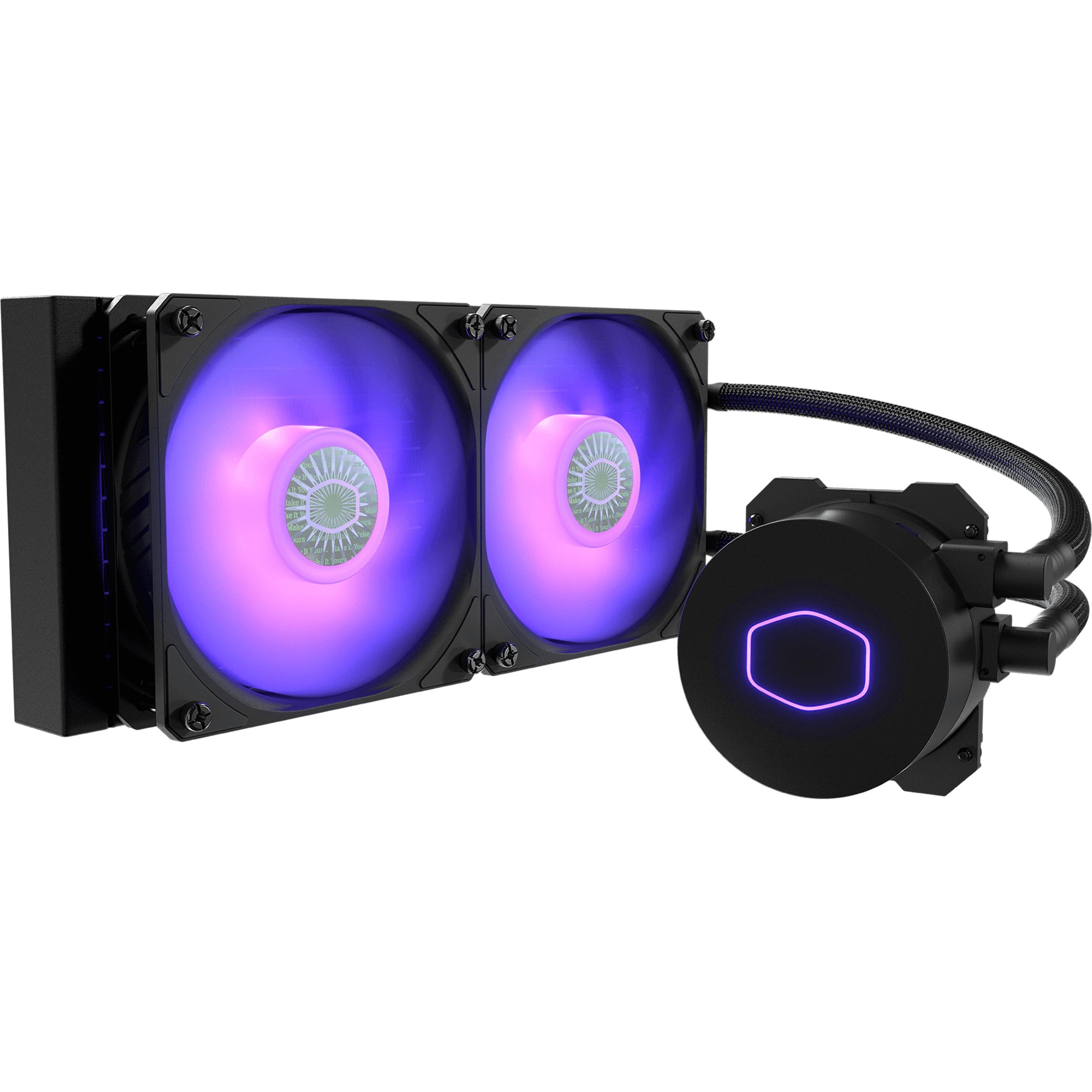 Cooler Master MasterLiquid ML240L V2 RGB, CPU Wasserkühler, Schwarz