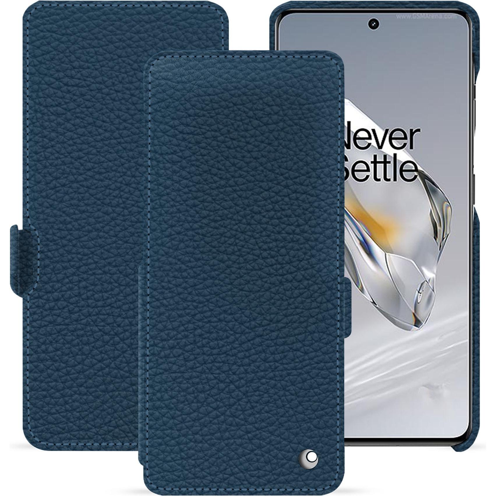 Noreve Lederschutzhülle horizontal (OnePlus 11), Smartphone Hülle, Blau
