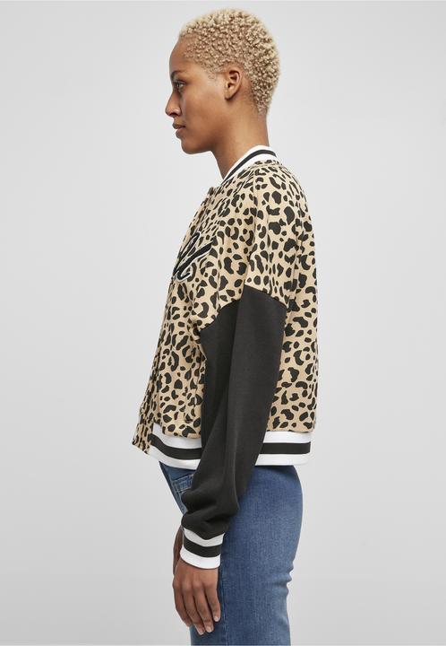 Produktbild Urban Classics Ladies AOP Oversized College Sweat Jacket - 21101 (XL)