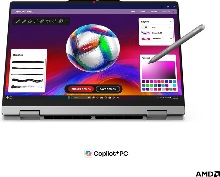 Actual product image Lenovo IdeaPad 5 2-in-1 (14", 512 GB, 16 GB, CH, AMD Ryzen AI 5 435)