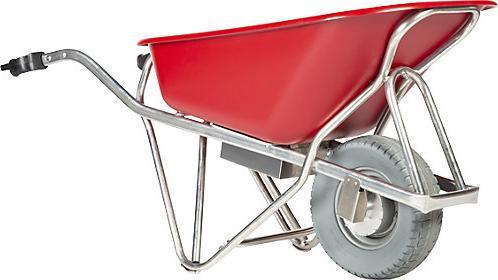 Productafbeelding Matador Elektrische kruiwagen E-ProfiMax met rode bak 90 liter