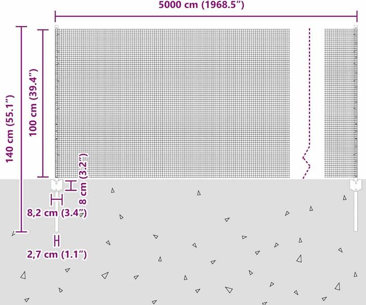 Produktbild vidaXL Aussenbarriere