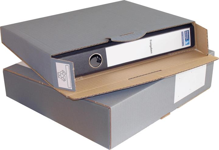 Produktbild Colompac ® Ordnerversandkarton Wellpappe anthrazit (20x)