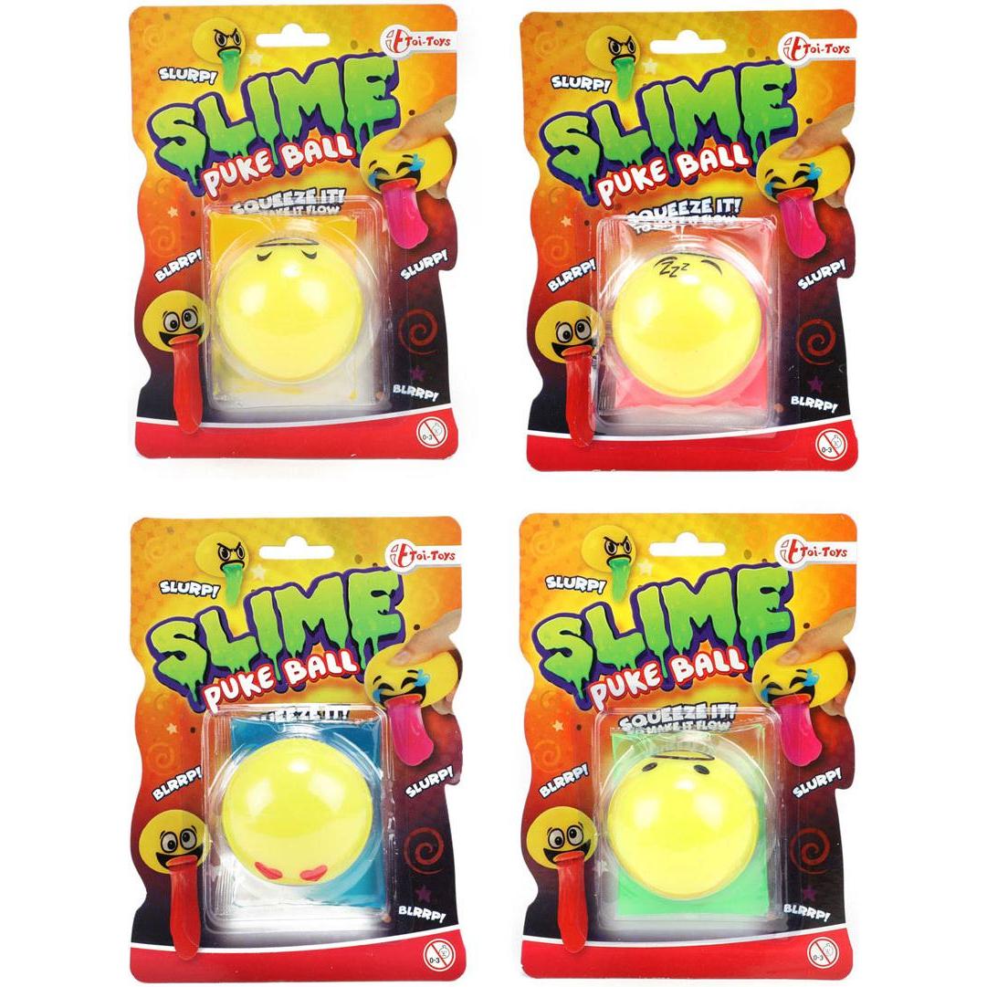 Toi-Toys Schleim-Erbrechen-Ball-Lächeln-Gesicht