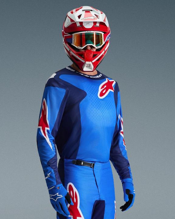 Produktbild Alpinestars Jersey Fluid Grid Blue (L)