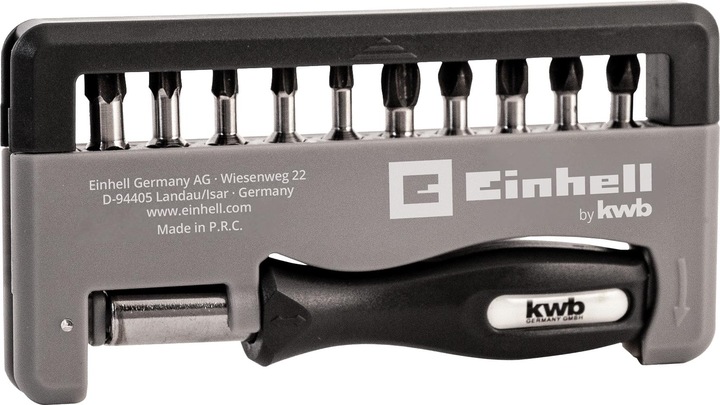 Actual product image Einhell Impact 12-piece mobile bit box 49155025