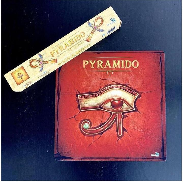 Produktbild Synapses Games SG028 - Pyramido Spielmatte: Das Auge von Ra (Farbe rot)