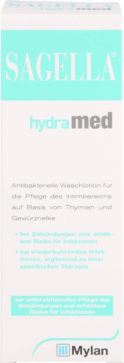 Actual product image Sagella Hydramed (Intimate washing lotion, 250 ml)