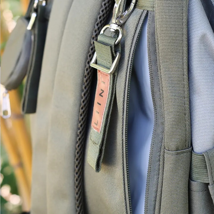Actual product image Liini Changing rucksack olive rPET