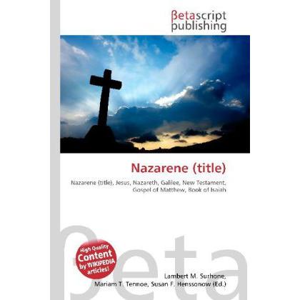 Nazarene (title), Sachbücher