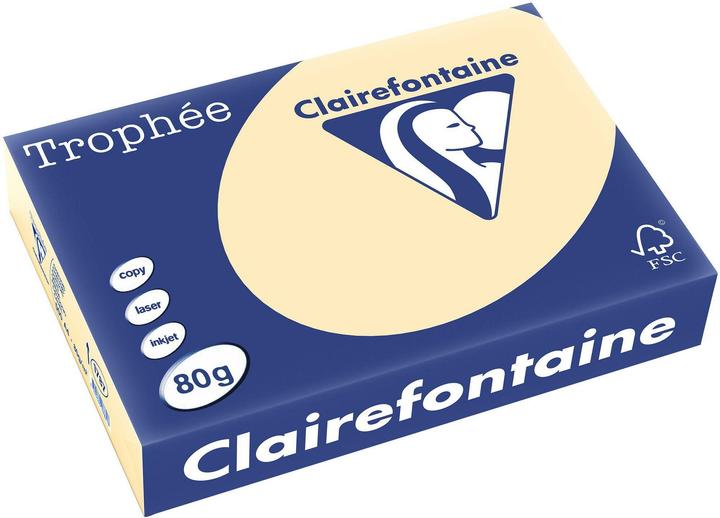 Produktbild Clairefontaine Universalpapier Trophée farbig (A4, 500 Blätter, 80 g/m²)
