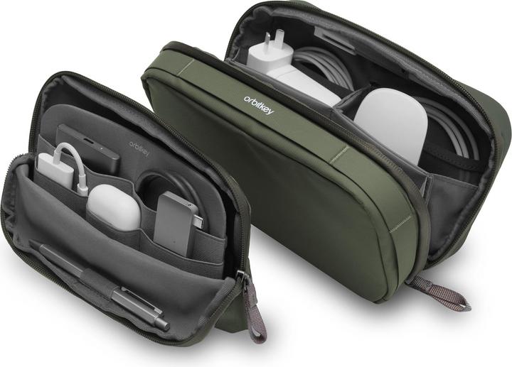 Image du produit Orbitkey - 2-in-1 Tech Pouch - Olive