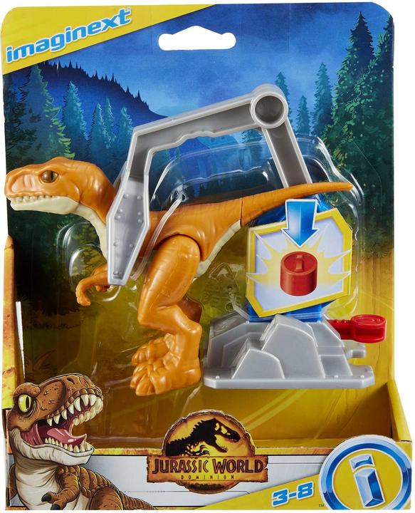 Actual product image Imaginext Atrociraptor Stripe