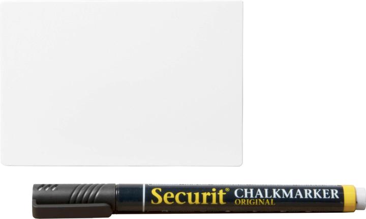 Produktbild Securit Kreidetafel weiss A7 Set à 20 Stk. (Wandtafel, 7.5 x 10.5 cm)