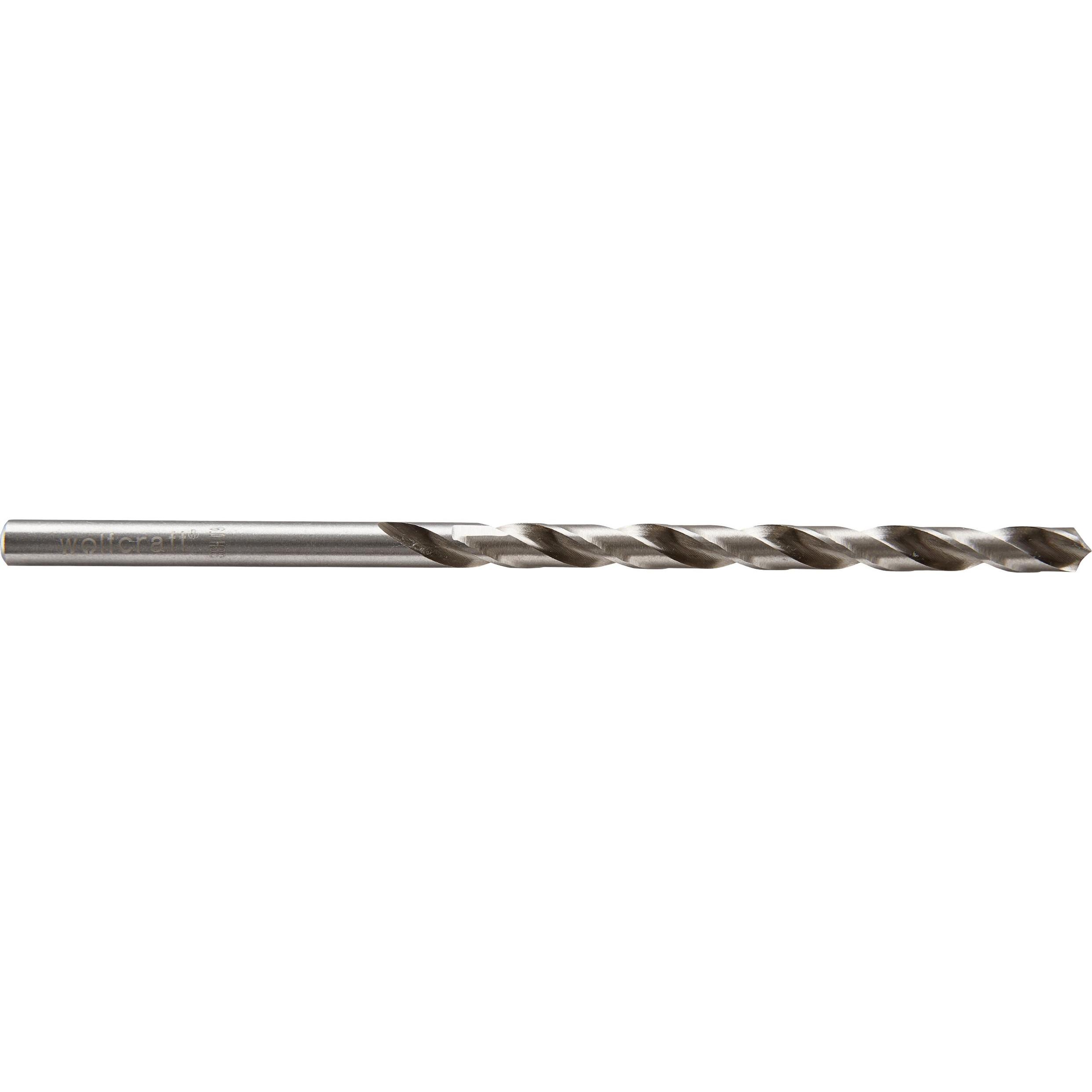 wolfcraft, Bohrereinsatz, HSS Metall-Spiralbohrer 6 mm 7 (6 mm)