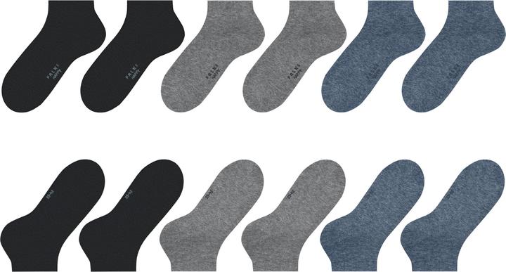 Falke Happy 6-Pack Herren Sneakersocken (6er Pack, 47 - 50)