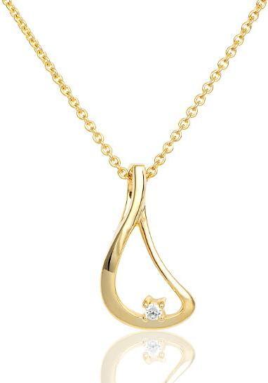 Actual product image Breuning DEPENDANT - BRILL. 0.025 Ct. H/si (585, - Gold)
