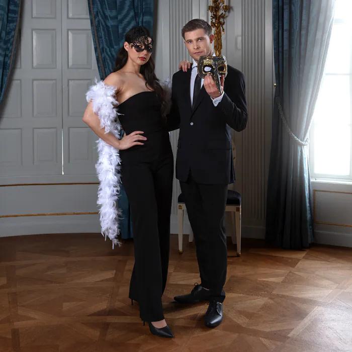 Immagine prodotto Boland Benelux Boa di piume 180cm bianco 50g