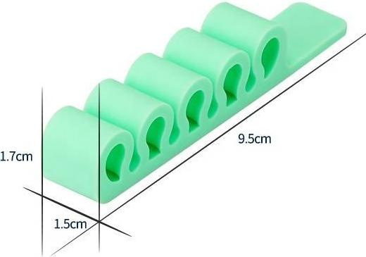 Actual product image Hurtel Silicone office organiser - purple