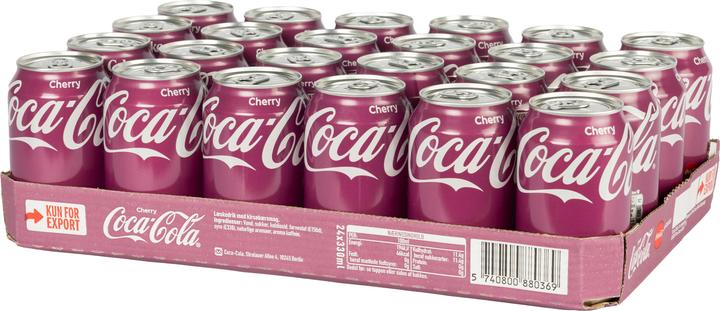 Actual product image Coca Cola Cherry (24 x 33 cl)