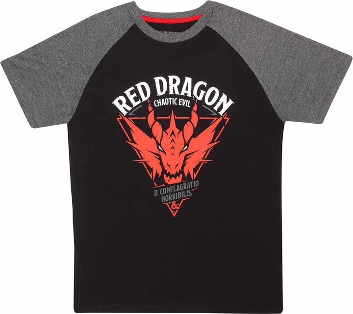 Produktbild Dungeons & Dragons Erwachsener Roter Drache TShirt (L)
