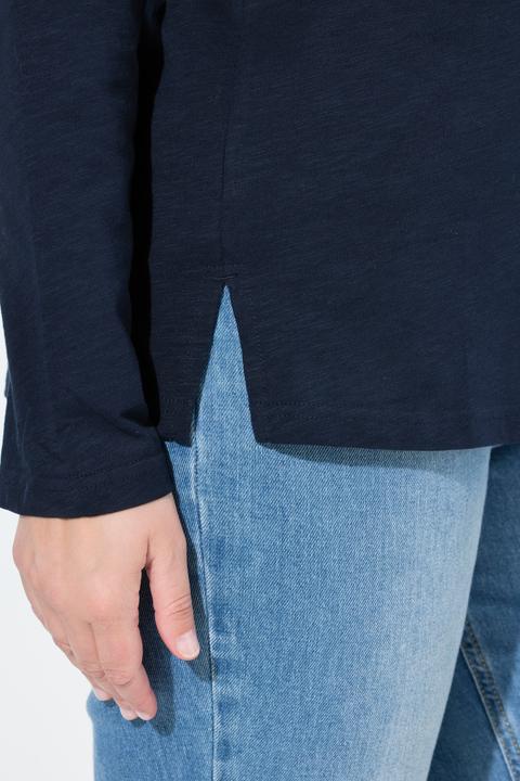 Actual product image Ulla Popken Cotton Knit Slim Fit Turtleneck (58)