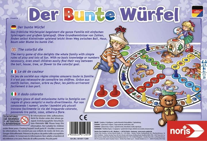 Produktbild Noris Der bunte Würfel (Italienisch, Französisch, Deutsch, Englisch)