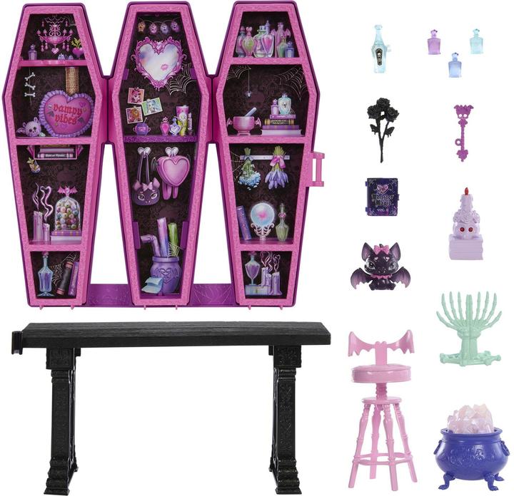 Actual product image Monster High Draculaura Secret Potions Room Playset