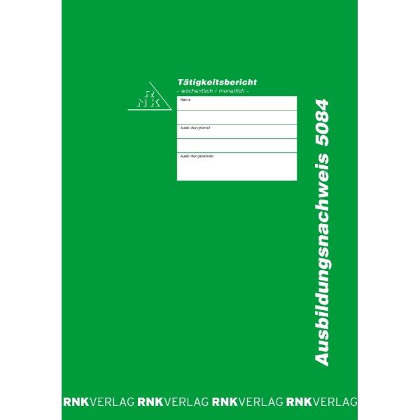Rnk, Formular, Ausbildungsnachweis Formular Papierformat: DIN A4 Anzahl der Blätter: 28 Bl. (28 x)