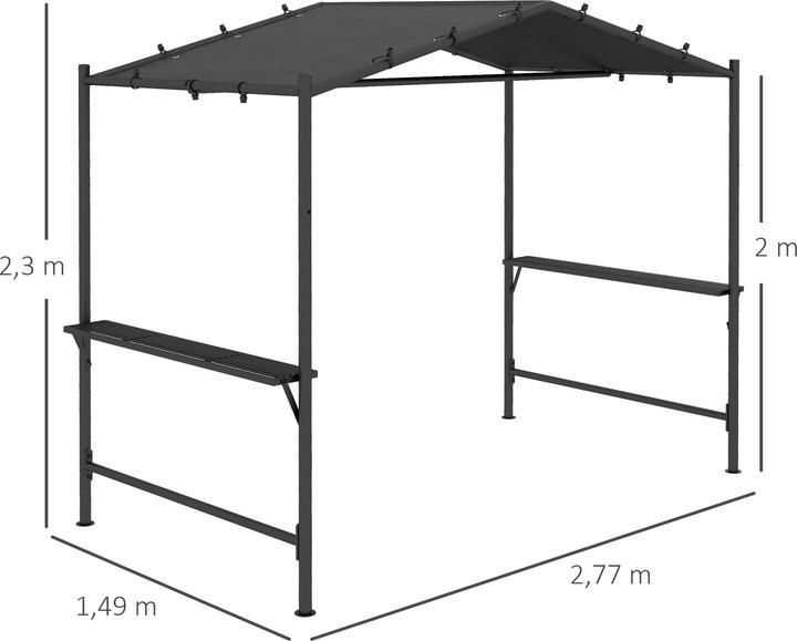 Produktbild Outsunny Pavillon (277 cm, 149 cm)