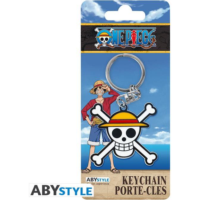 ABYstyle, Portachiavi, Portachiavi One Piece Skull Monkey D.Luffy, Multicolore