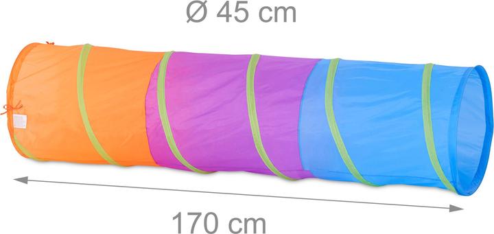 Immagine prodotto Relaxdays Tunnel di gioco colorato