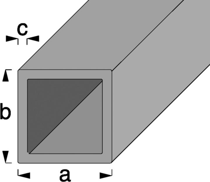 Actual product image Alfer Square tube