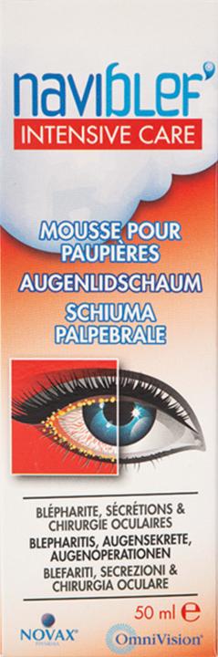Image du produit Naviblef Intensive Care Augenlidschaum 50ml (Gel pour le soin des yeux, 50 ml, Jour + nuit)