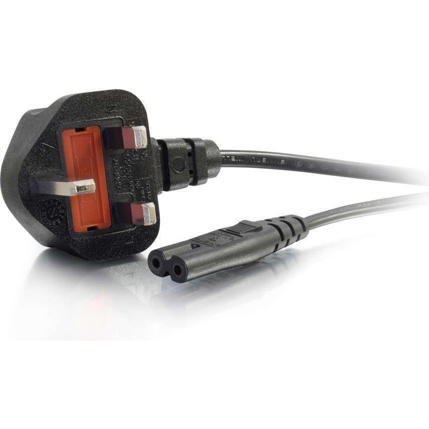 C2G Non-Polarised Power Cord (3 m), Stromkabel