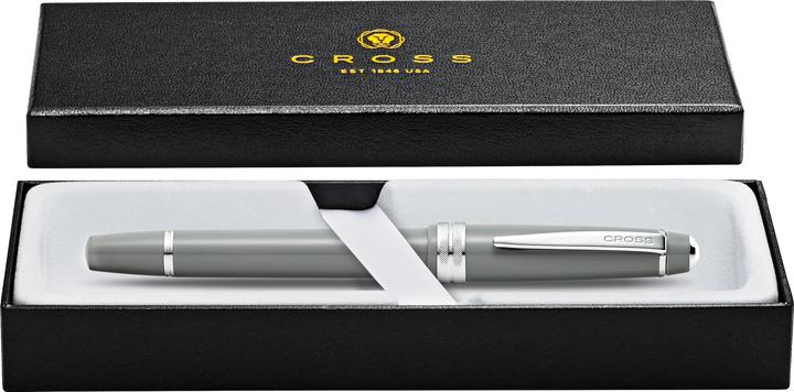 Productafbeelding Cross Rollerball Bailey Lichtgrijze lak F Geschenkverpakking (Grijze lak, 1 x)