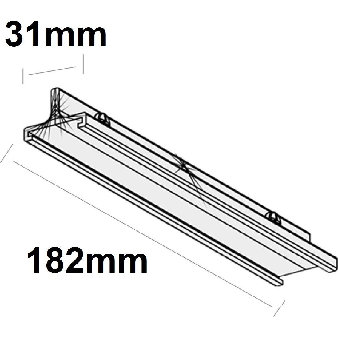 Thumbnail - Isoled, Zubehör Beleuchtung, 3-Phasen DALI Schiene mechanischer Verbinder, weiss