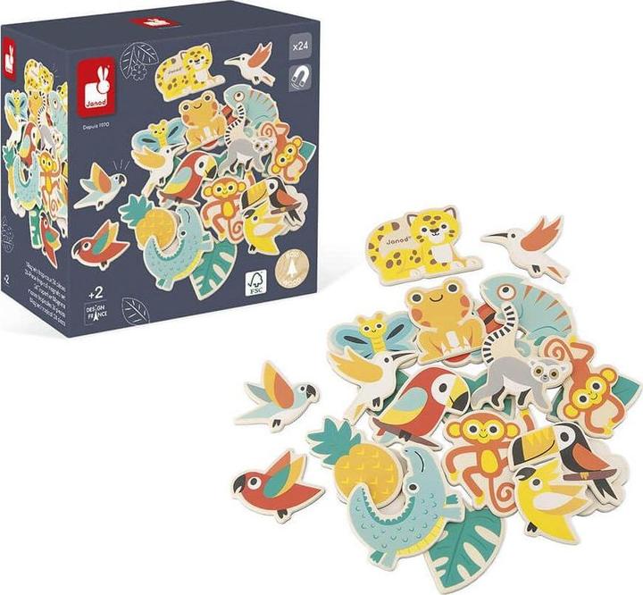 Produktbild Janod Tropik Magnete Stück (Deutsch, Englisch, Französisch, Italienisch, 2 - 5 Jahre)