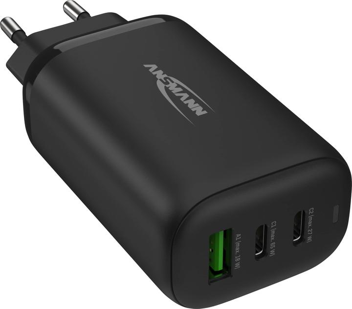 Produktbild Ansmann Ansm Home Charger HC365PD schwarz (65 W, 3 Ports)
